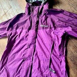 Marmot PreCip Rain Jacket- Purple- Size S/P